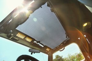Jeep Wrangler Sun Shade - Front + Rear - Rugged Ridge - Eclipse Full Cover - Black - `97-`06